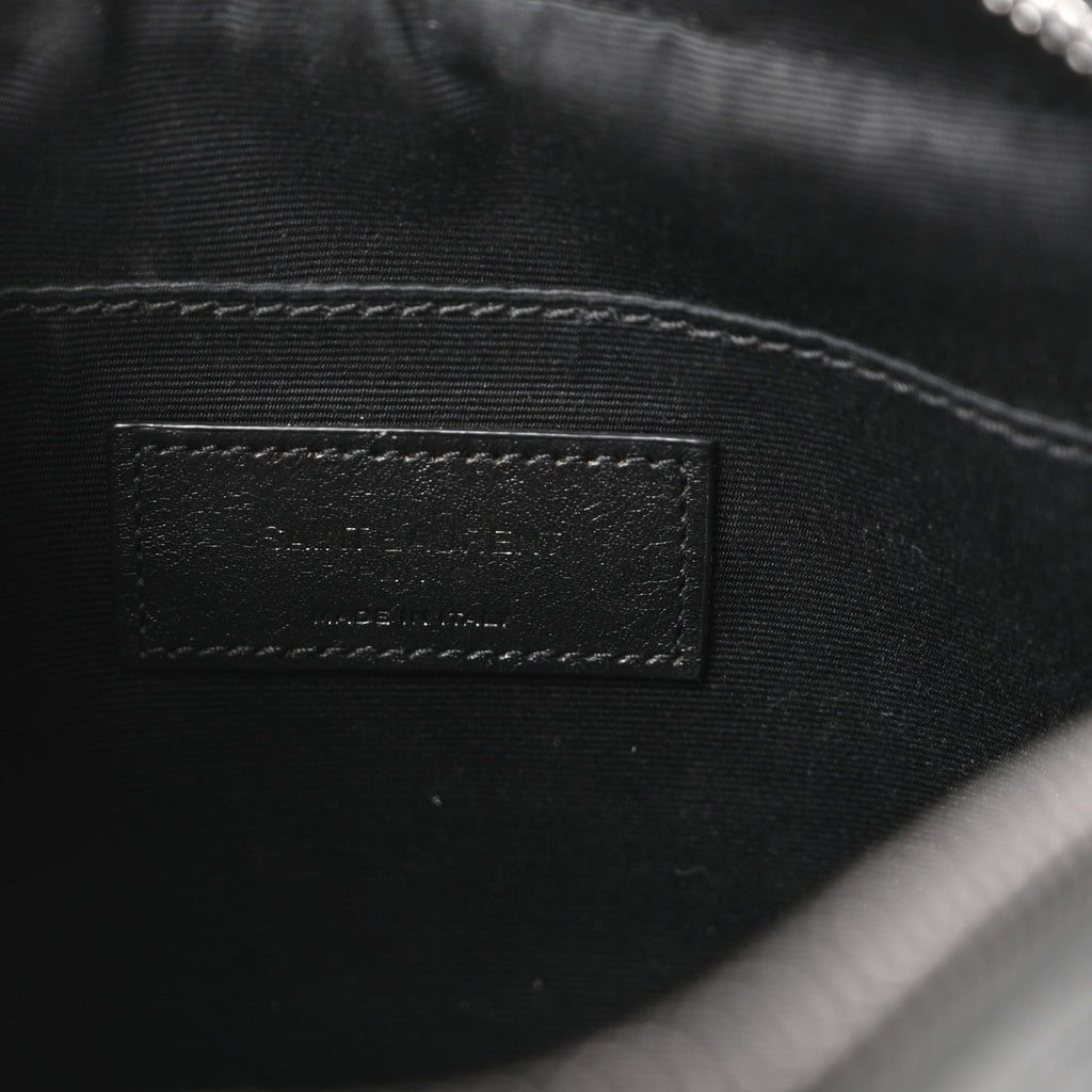 Calfskin Matelasse Monogram Monochrome Lou Camera Bag Black