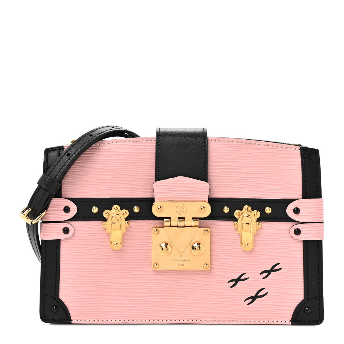 Epi Trunk Clutch Rose Ballerine