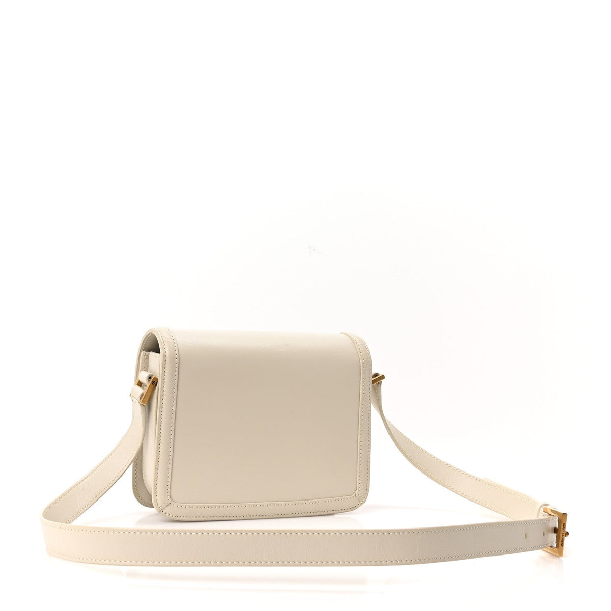 Smooth Calfskin Monogram Small Solferino Satchel  Blanc Vintage