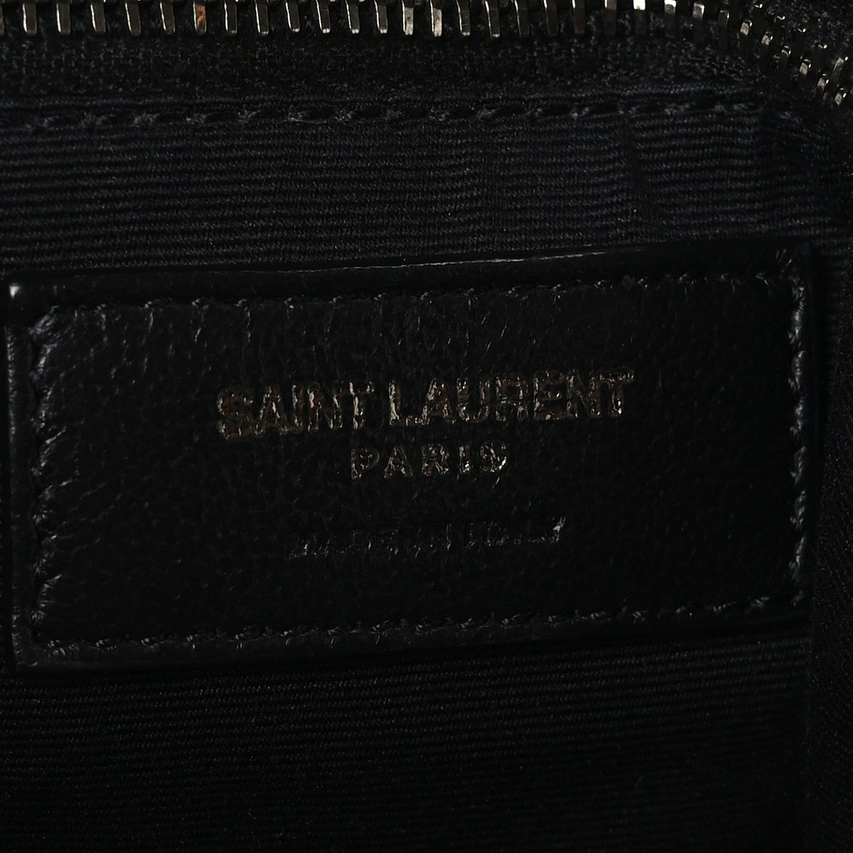 Vintage Lambskin Chevron Monogram Medium Nolita Black