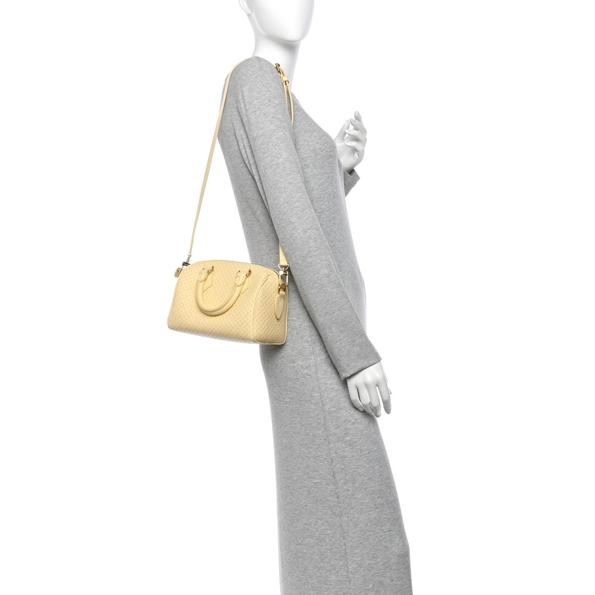 Calfskin Minigram Speedy Bandouliere 20 Banane