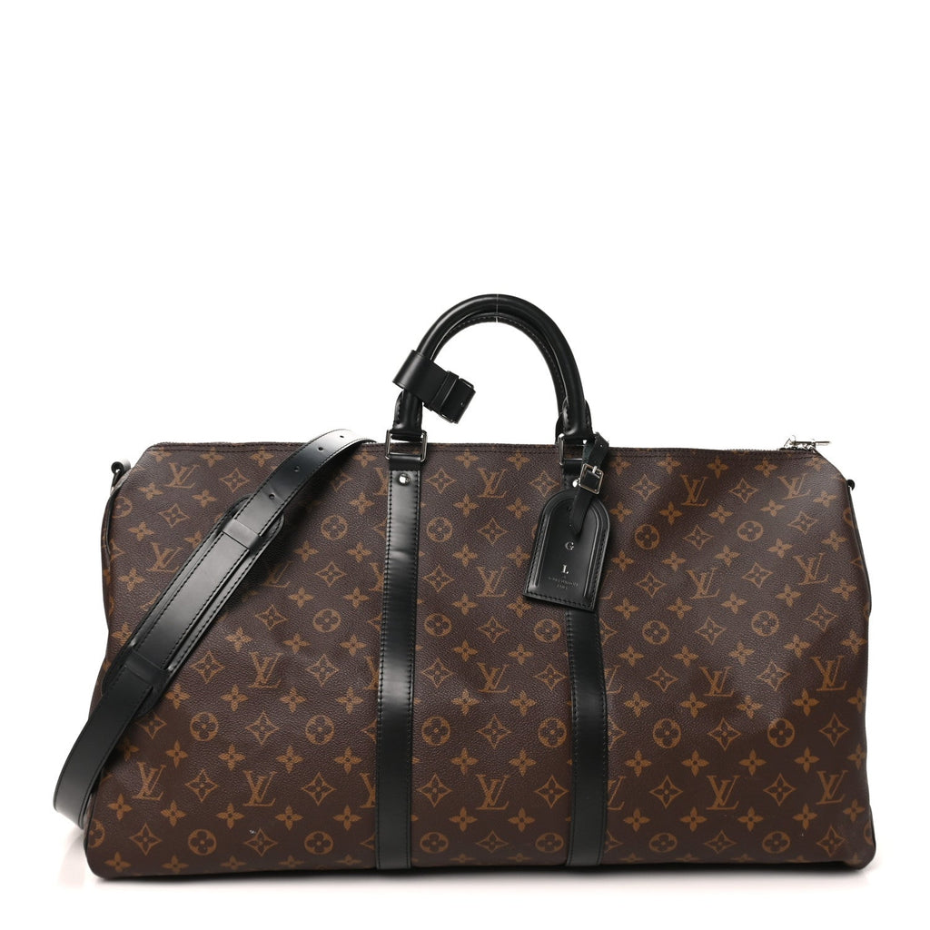Monogram Macassar Keepall Bandouliere 55