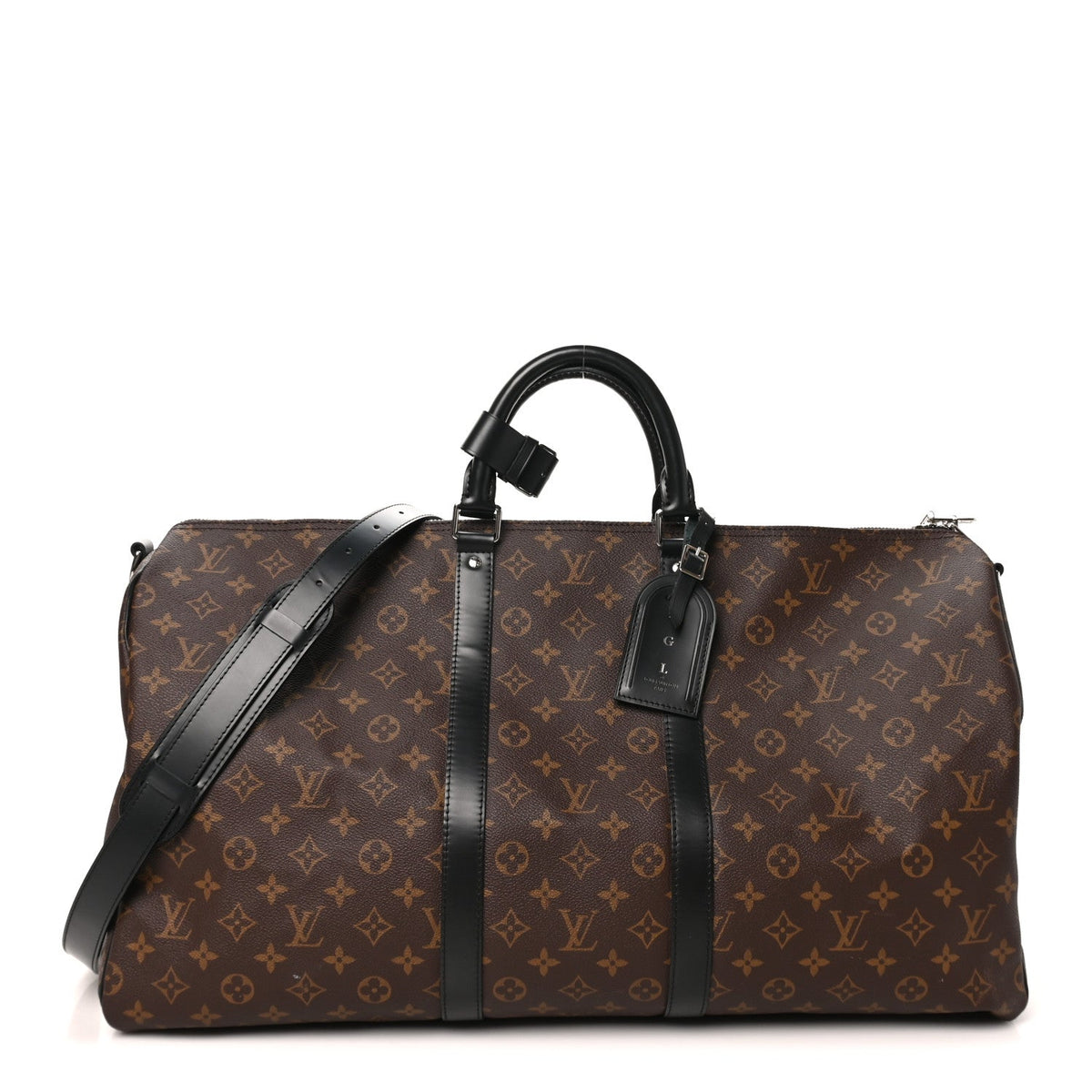 Monogram Macassar Keepall Bandouliere 55