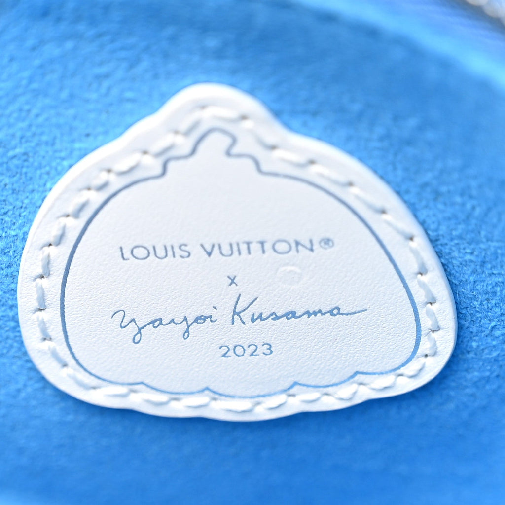 LV X YK Empreinte Infinity Dots Onthego PM Blue White