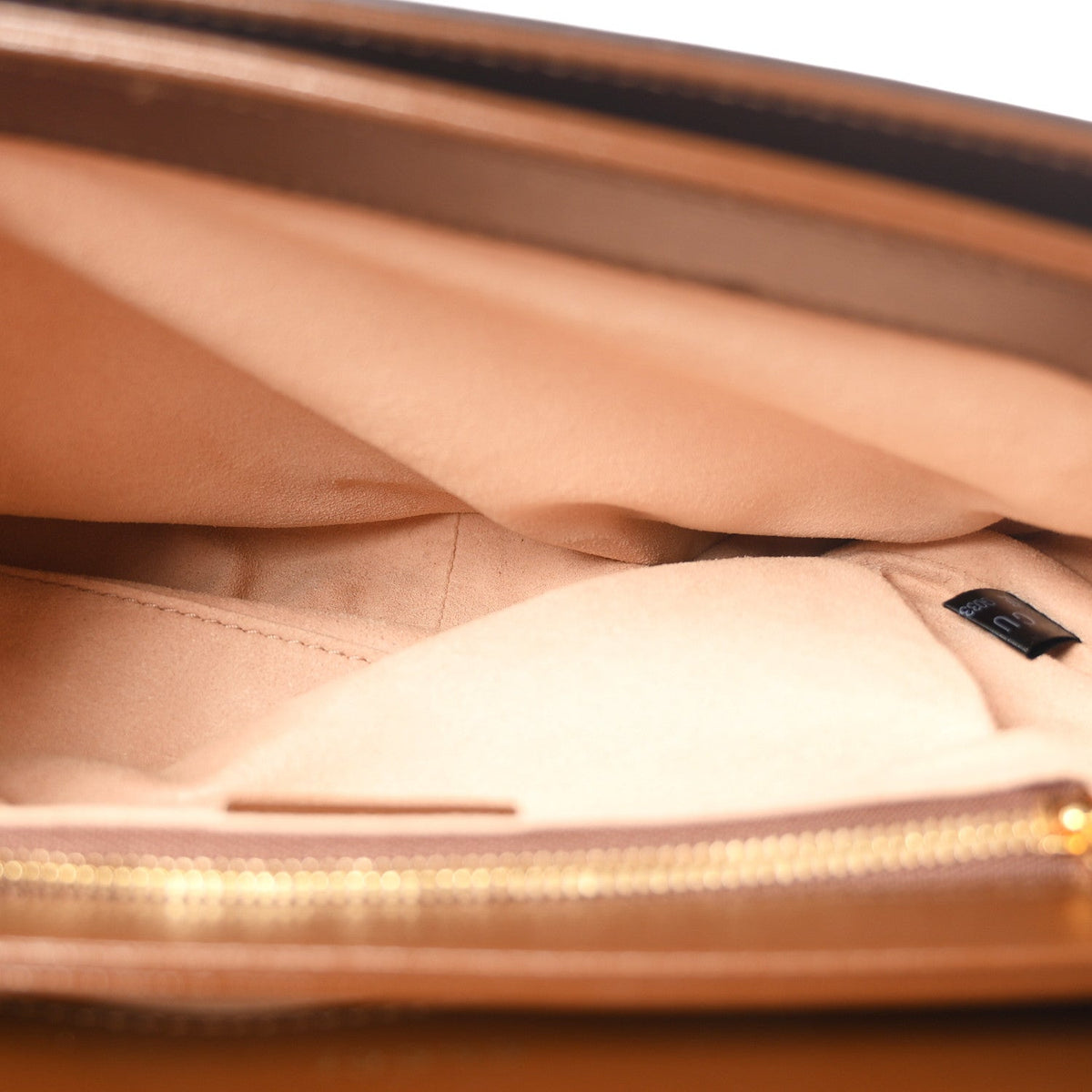 GG Supreme Monogram Horsebit 1955 Shoulder Bag Beige Brown Sugar