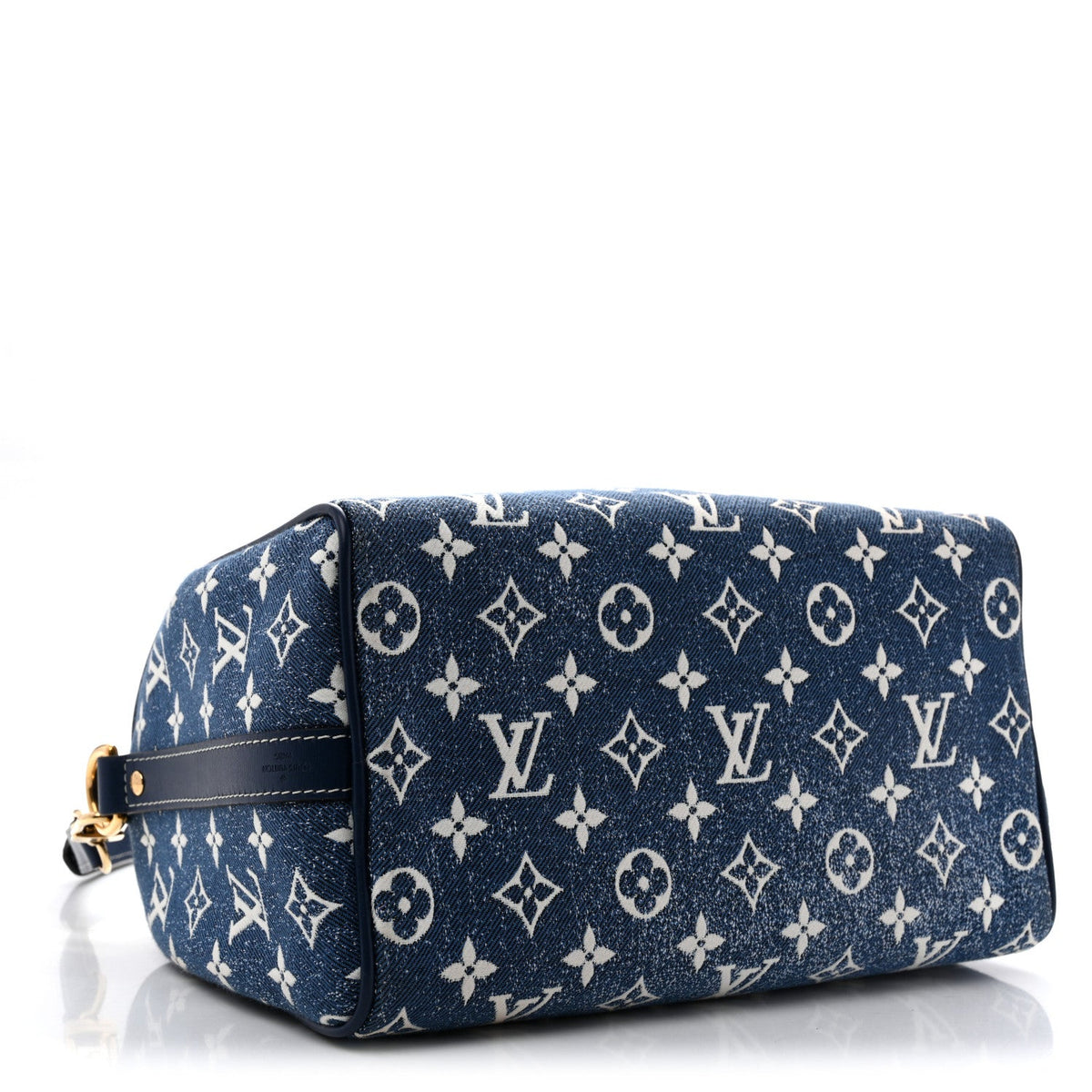 Monogram Jacquard Denim Speedy Bandouliere 25 Bleu