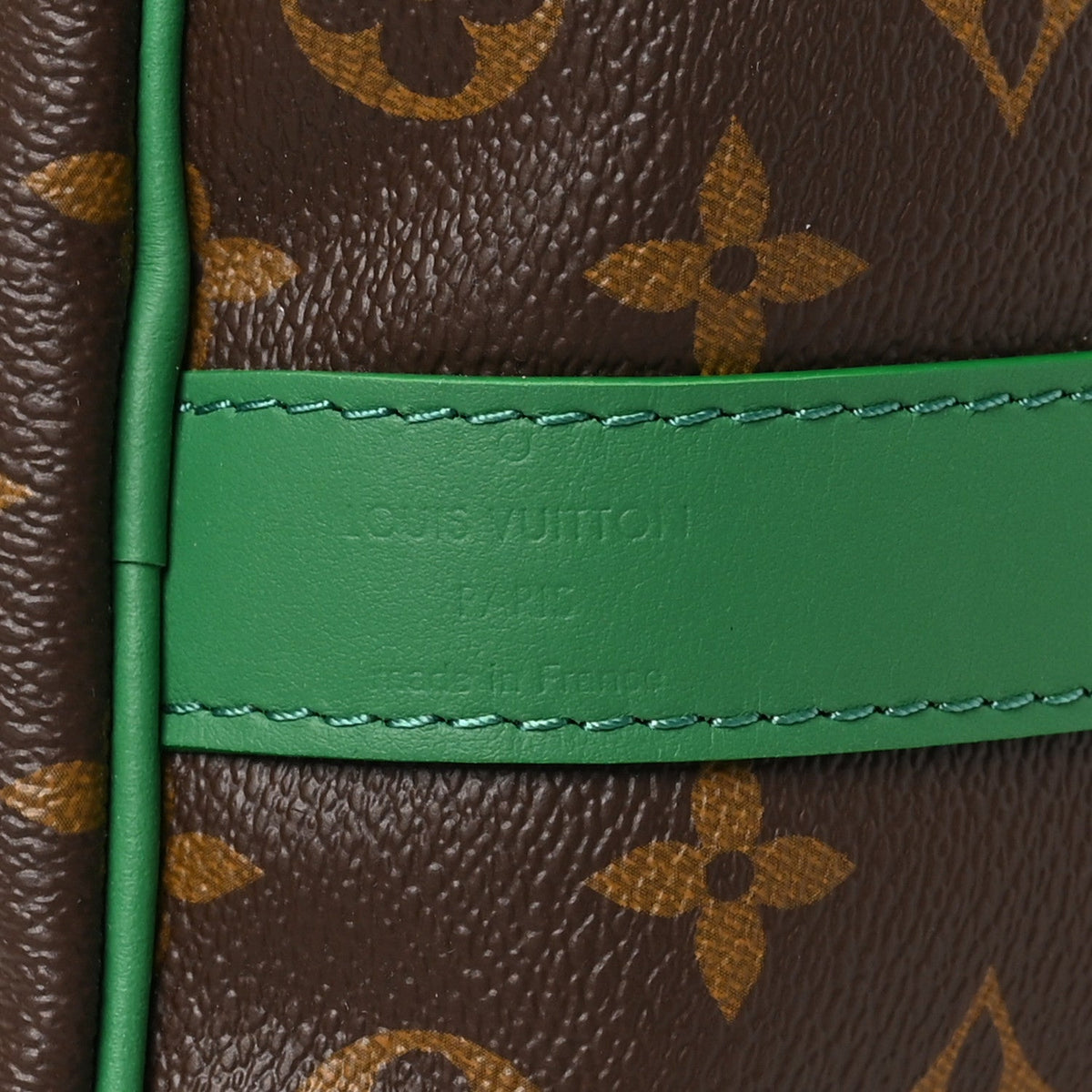 Monogram Macassar LV Colormania Keepall Bandouliere 50 Green