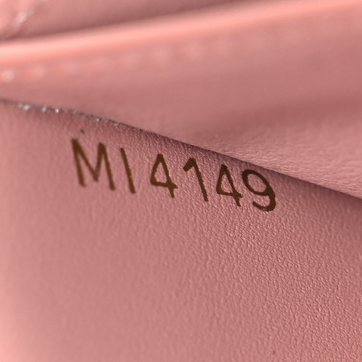 Damier Ebene Croisette Chain Wallet Rose Ballerine