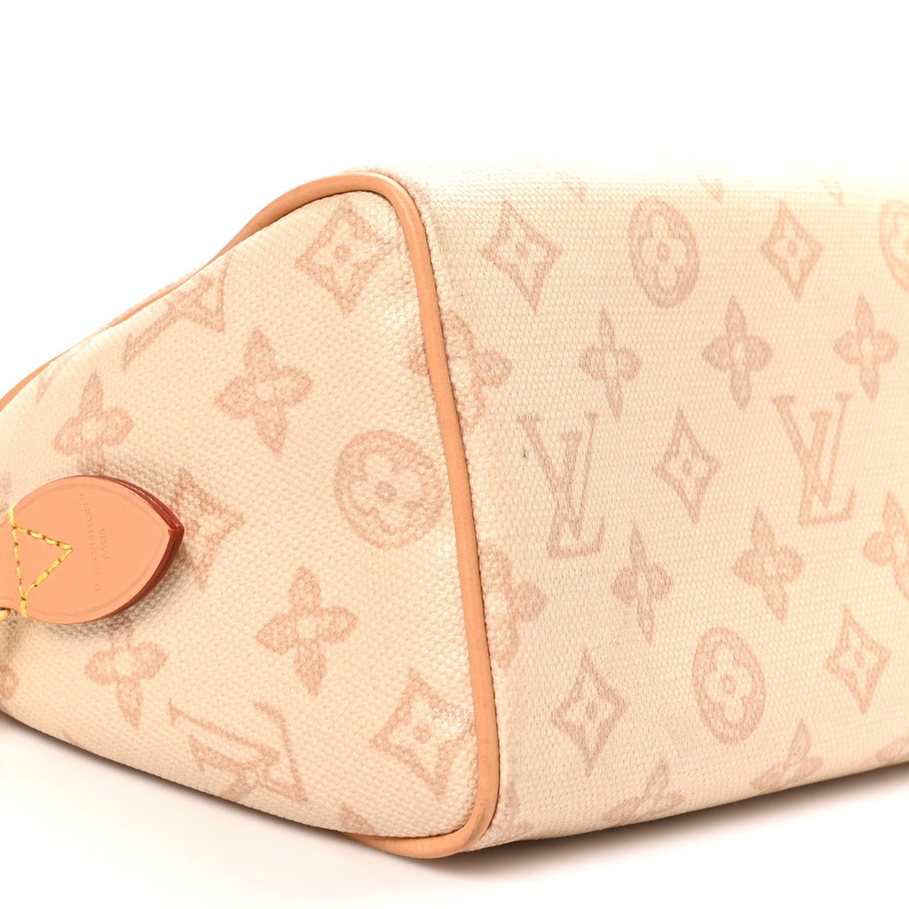 Monogram Origine Lin Speedy Bandouliere 20 Linen