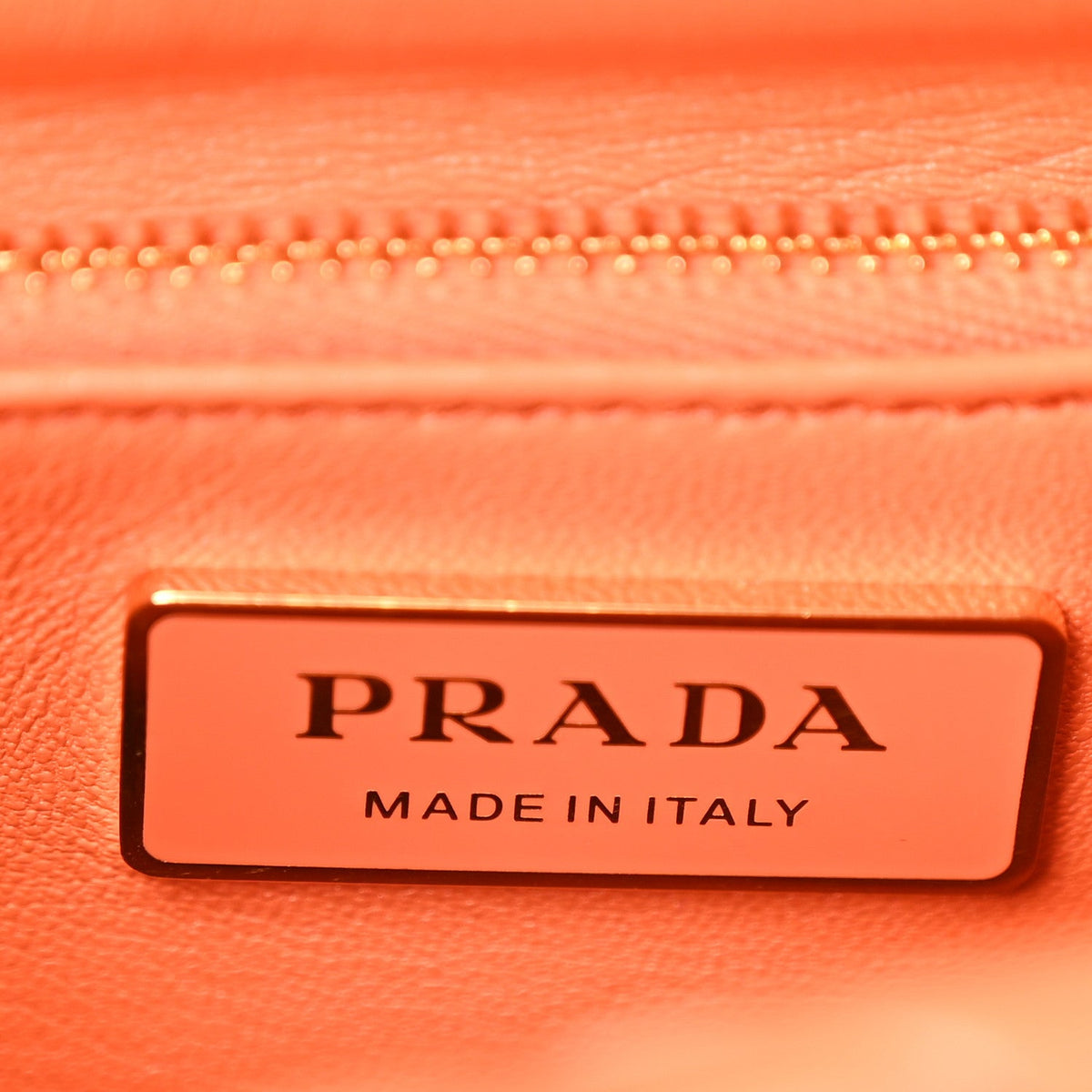 Nappa Metal Quilted Small Patchwork System Flap Bag Arancio