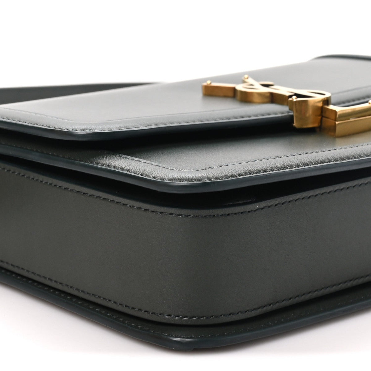 Box Calfskin Monogram Medium Solferino Satchel Vert Fonce