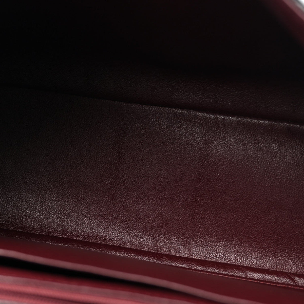 Lambskin Quilted Jumbo Single Flap Black