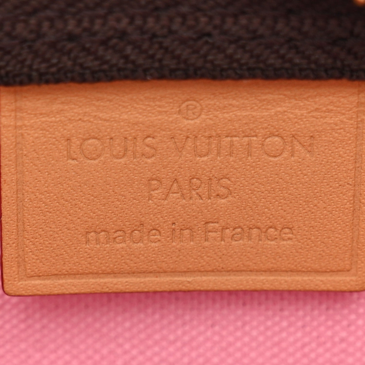 Monogram Vivienne Ice Skating Nano Speedy Bandouliere Pink