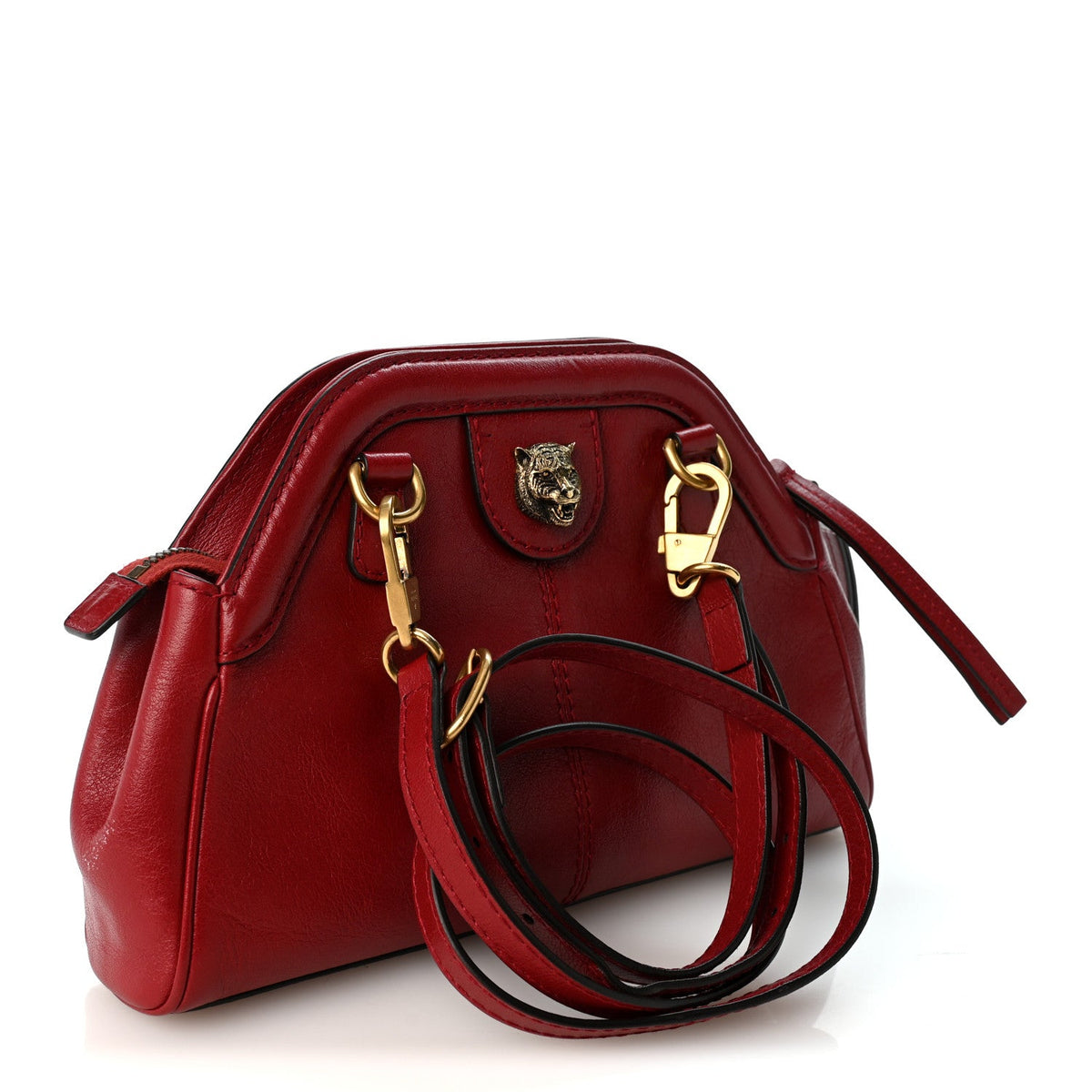 Piuma Lux Calfskin Small Re(Belle) Crossbody Bag Romantic Cerise