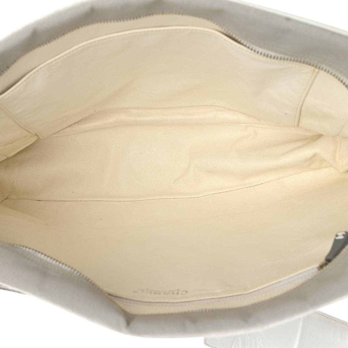 Canvas Quilted Sport Shoulder Bag Grey White