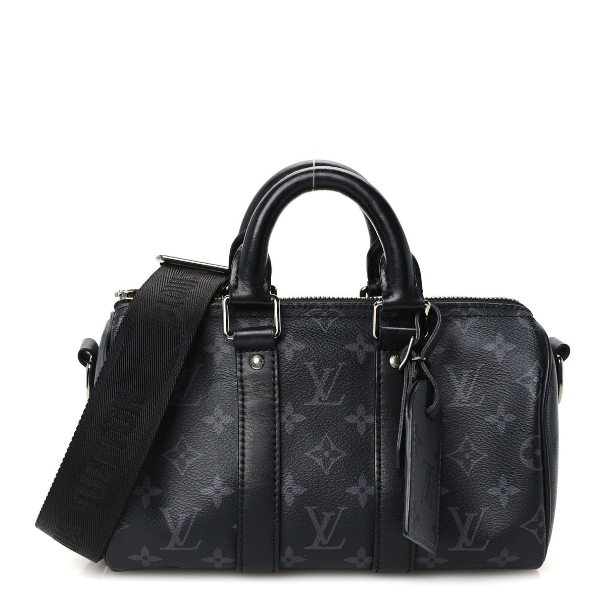 Reverse Monogram Eclipse Keepall Bandouliere 25 Black