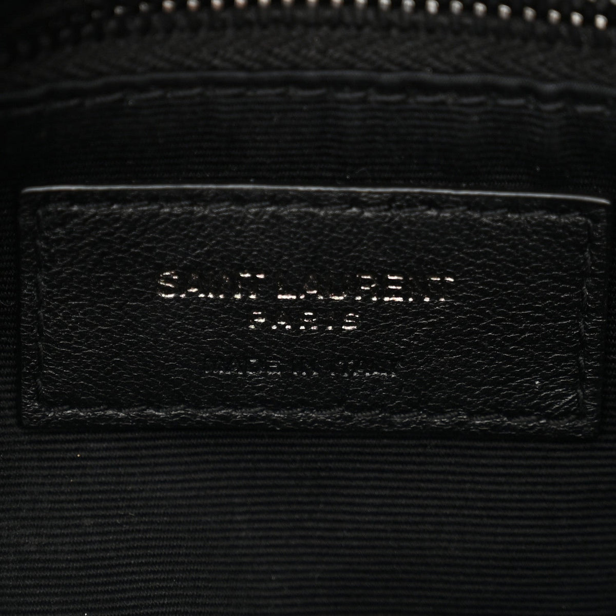 Lambskin Quilted Toy Loulou Puffer Monogram Monochrome Chain Satchel Black