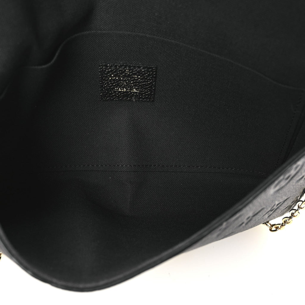 Empreinte Pochette Felicie Chain Wallet Black