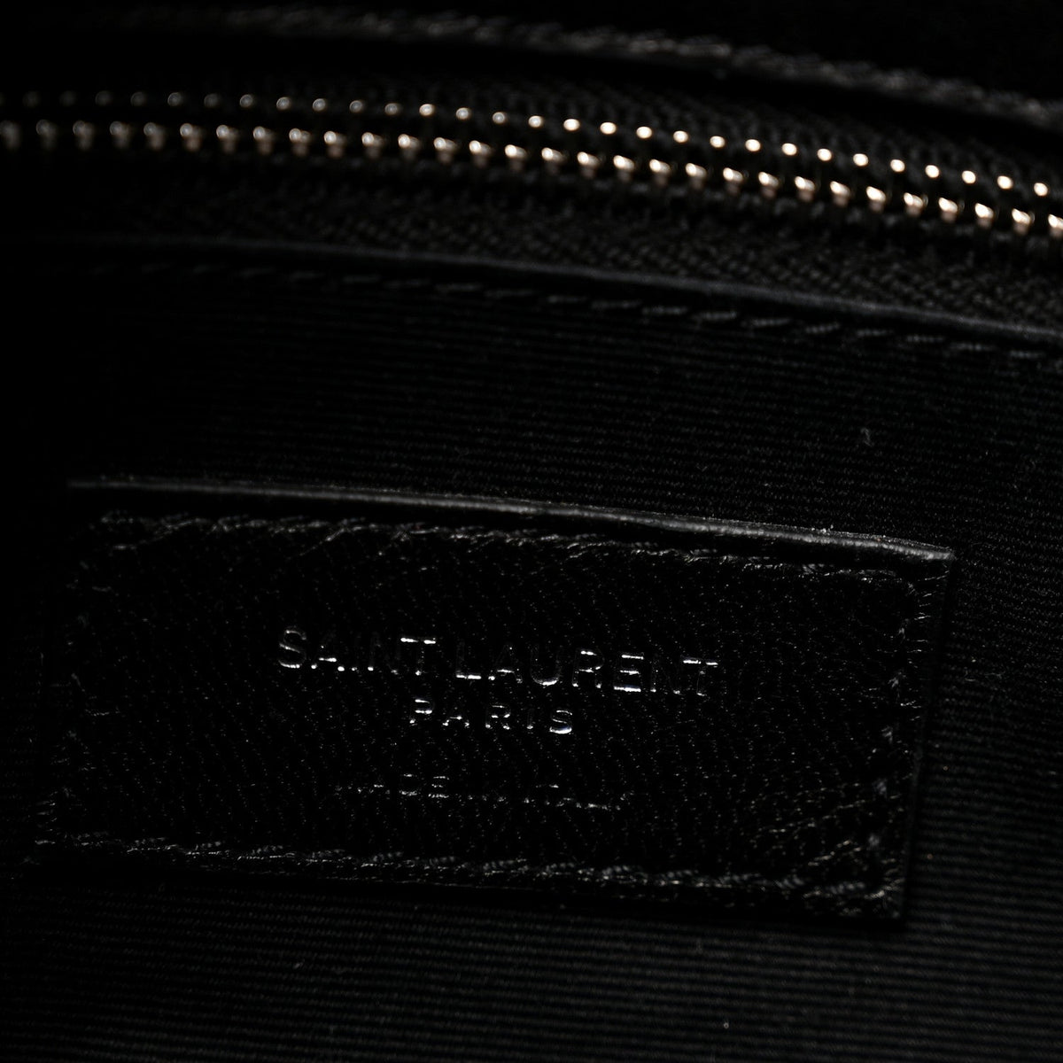 Lambskin Quilted Toy Loulou Puffer Monogram Chain Satchel Black