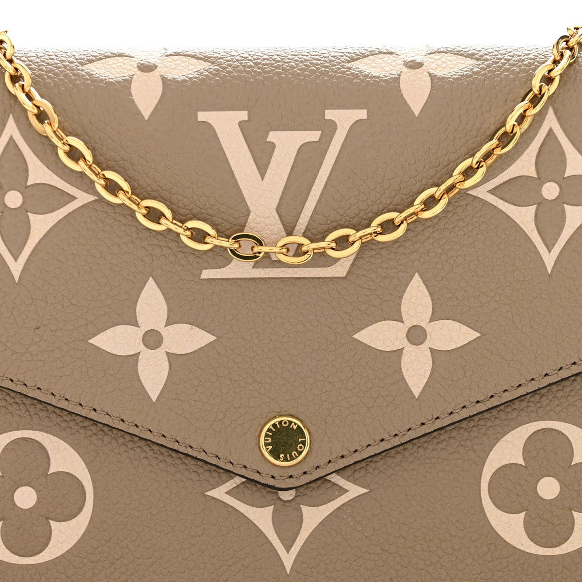 Empreinte Monogram Giant Felicie Pochette Tourterelle Creme