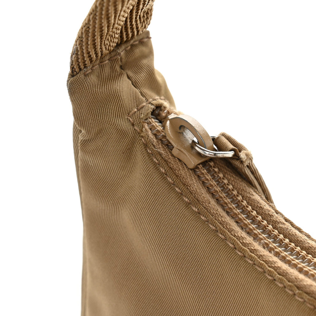 Tessuto Nylon Sport Shoulder Bag  Cammello