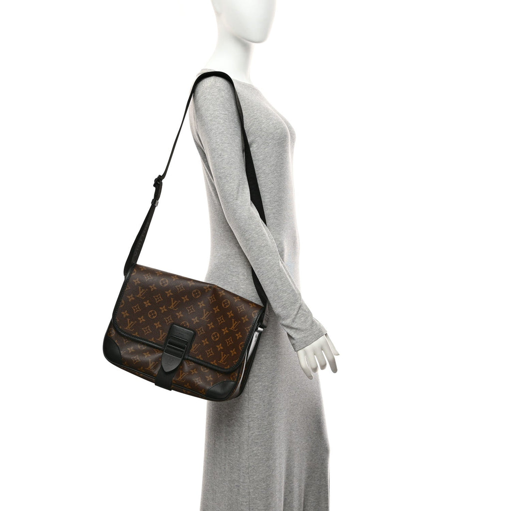 Monogram Macassar Archy Messenger MM