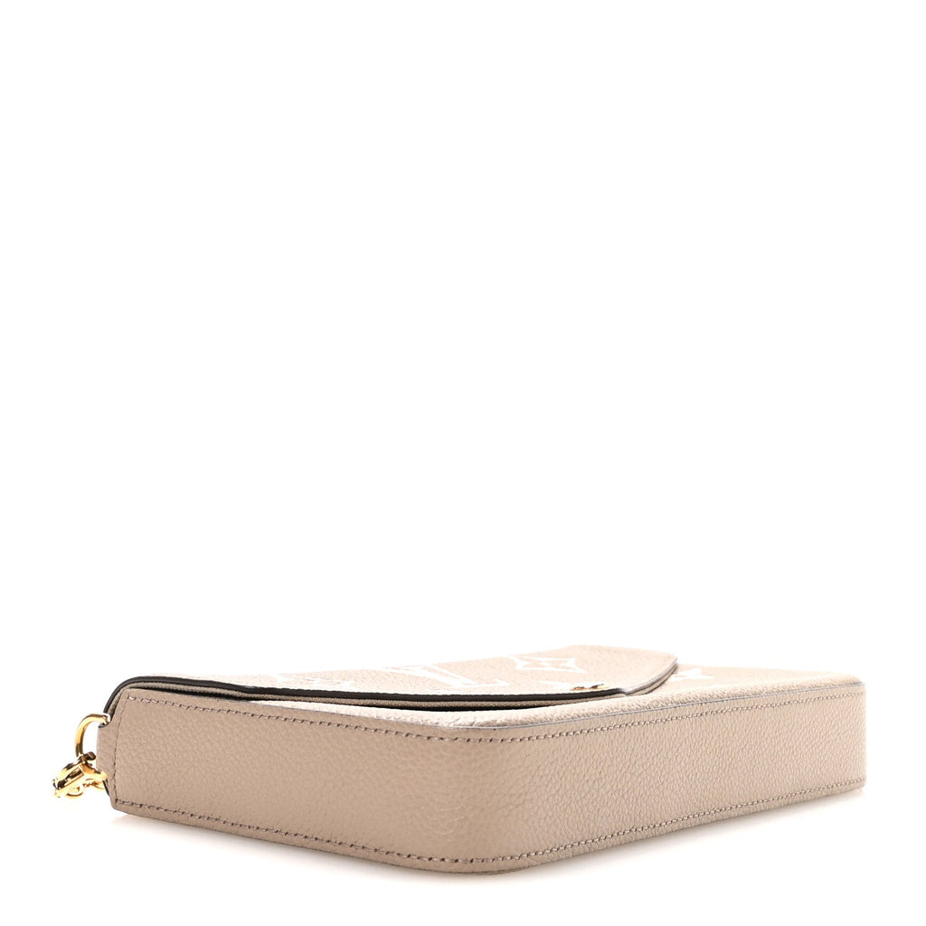 Empreinte Monogram Giant Felicie Pochette Tourterelle Creme