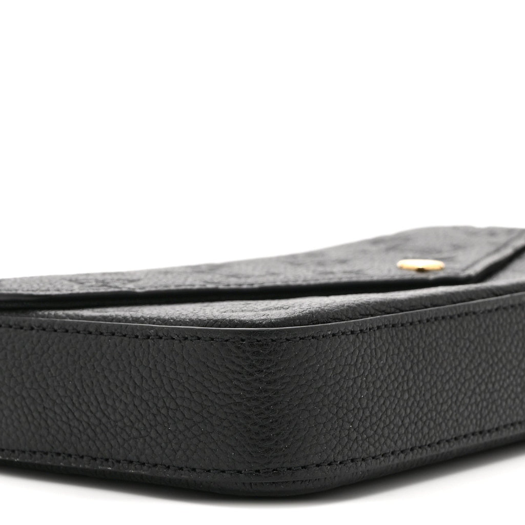 Empreinte Pochette Felicie Chain Wallet Black