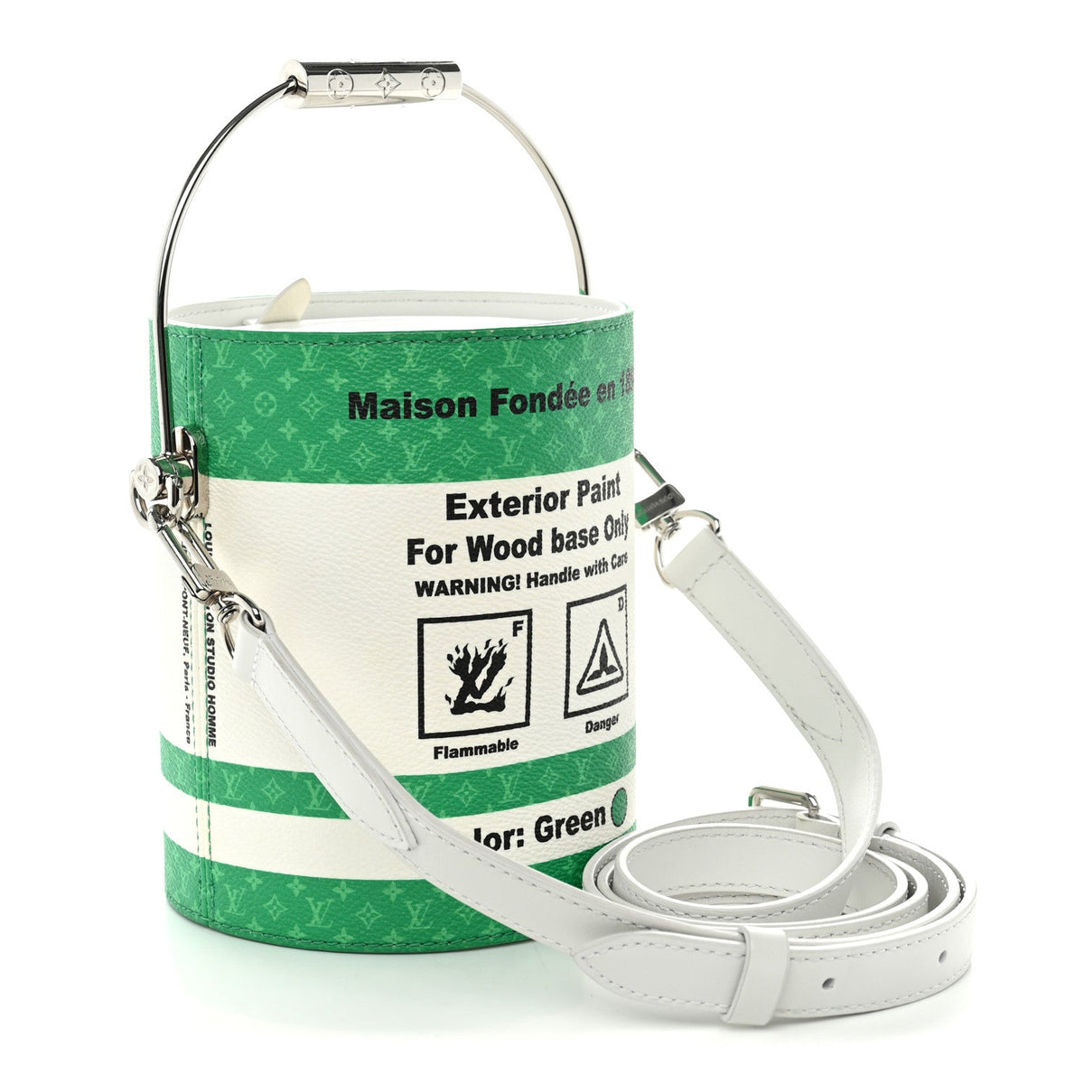 Monogram LV Paint Can Green