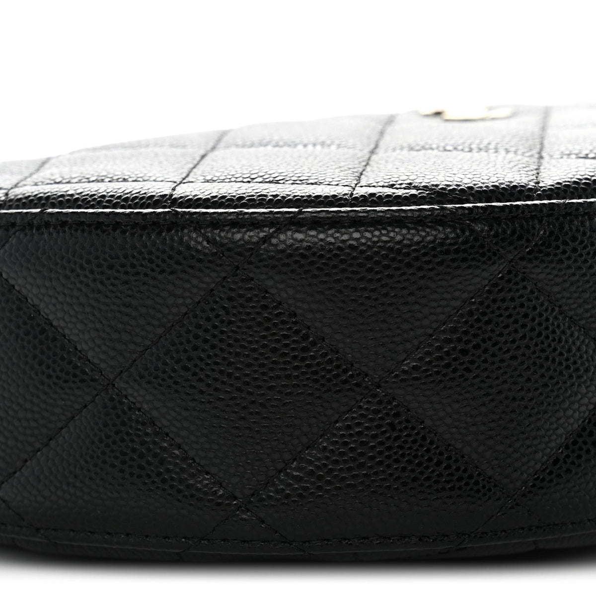 Caviar Quilted Other Shape With Chain Black