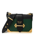 City Calf Saffiano Cahier Bag Biliardo Black