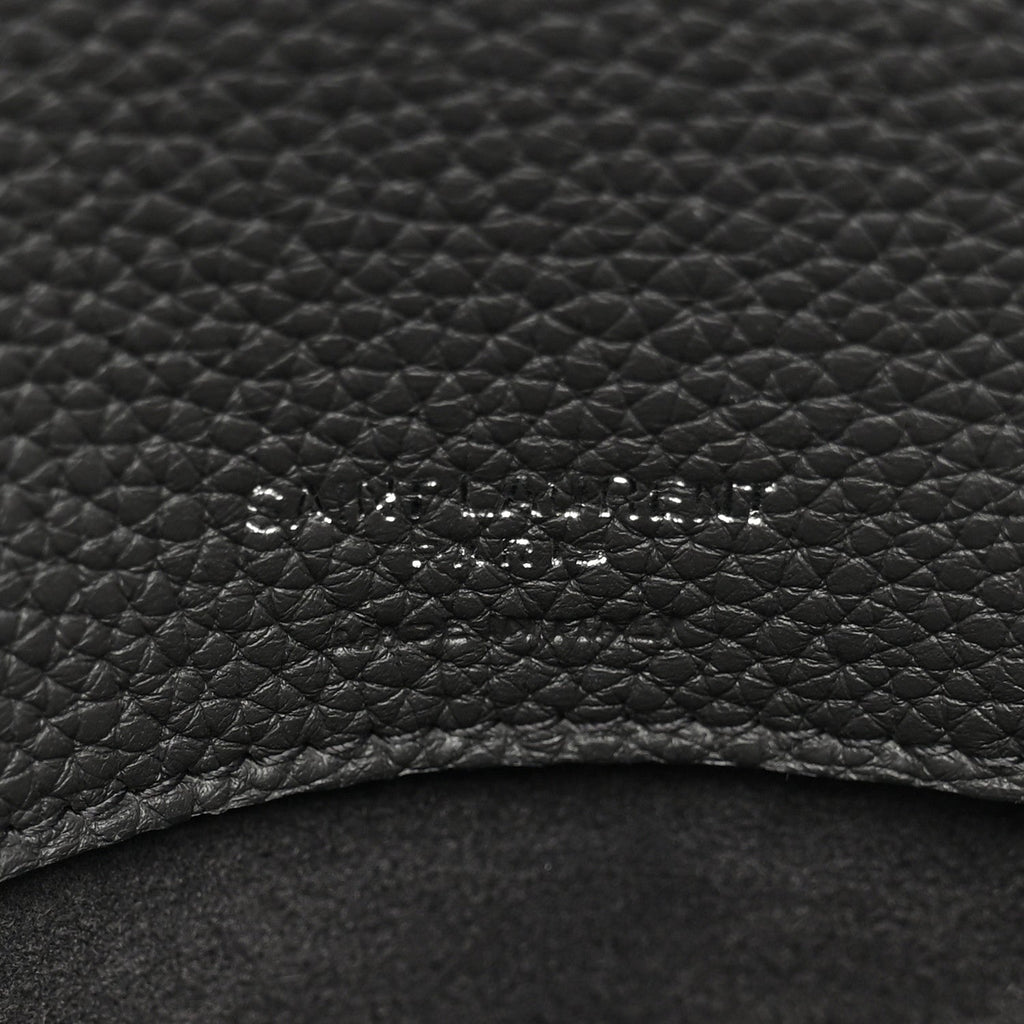 Grained Calfskin Baby Sac De Jour Souple Asphalt