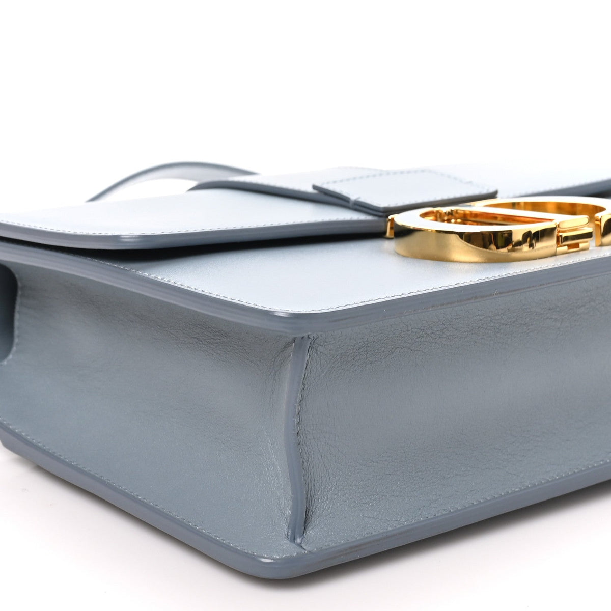 Smooth Calfskin 30 Montaigne Flap Bag Gray