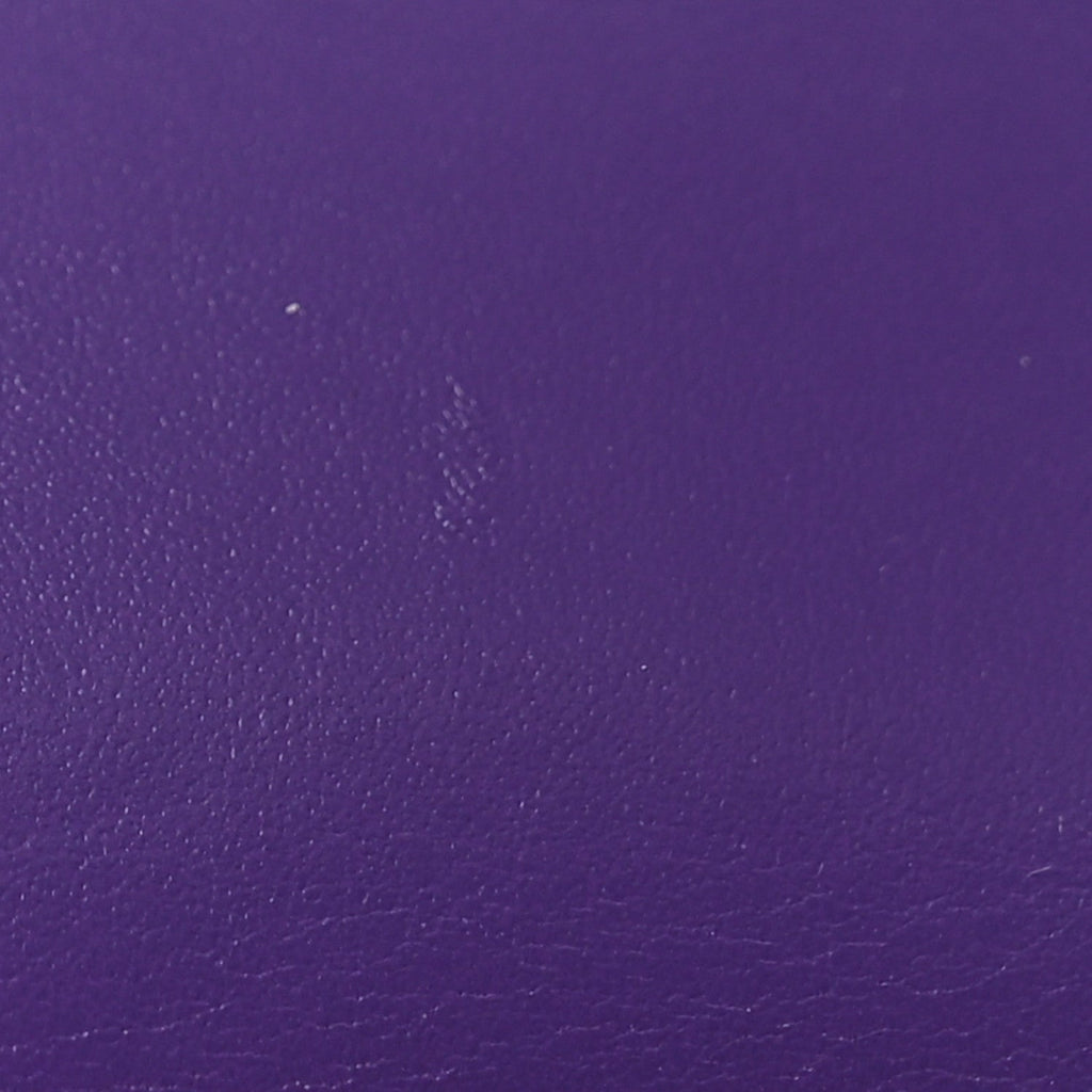 Calfskin Quilted Perfect Fit Flap Purple