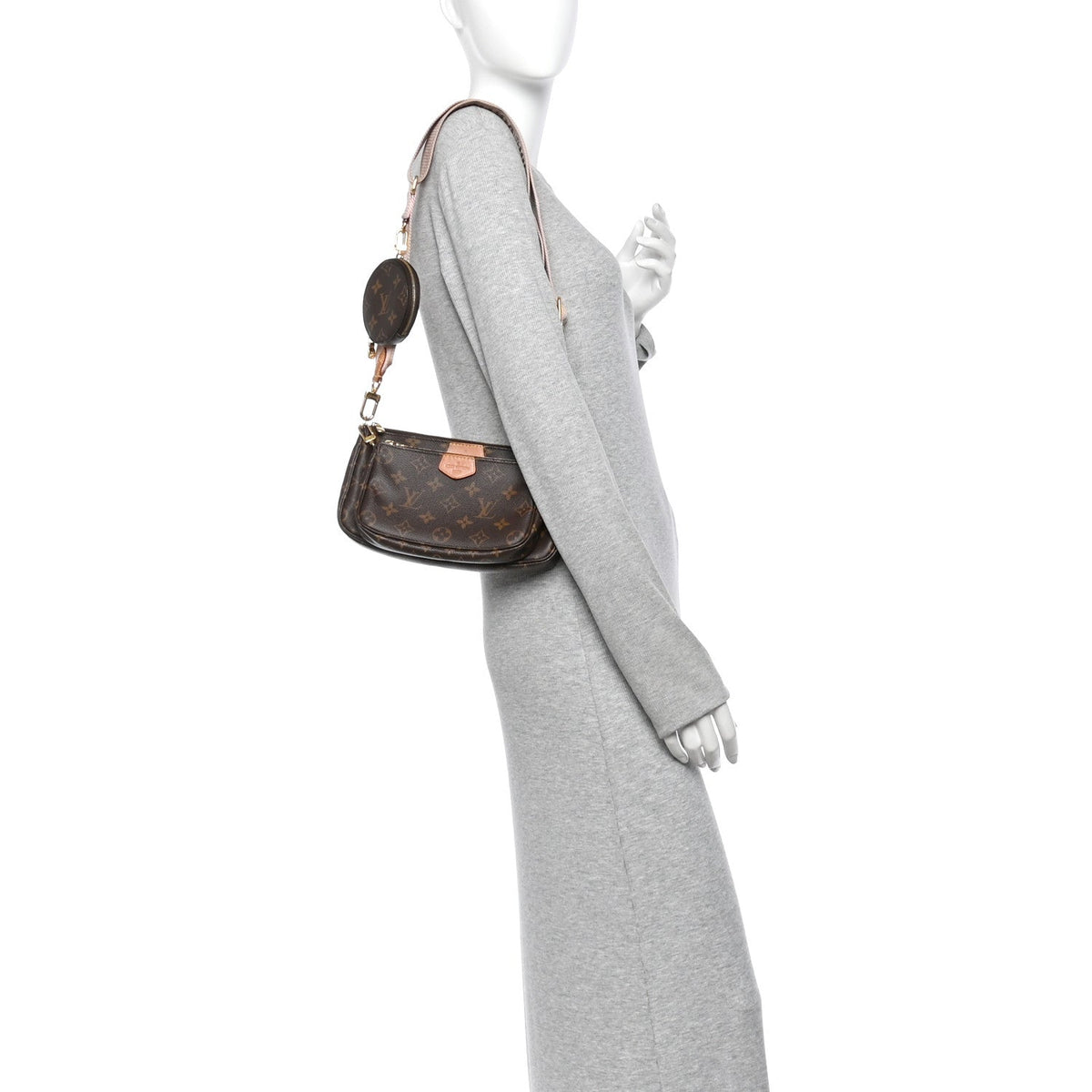 Monogram Multi Pochette Accessories Rose Clair