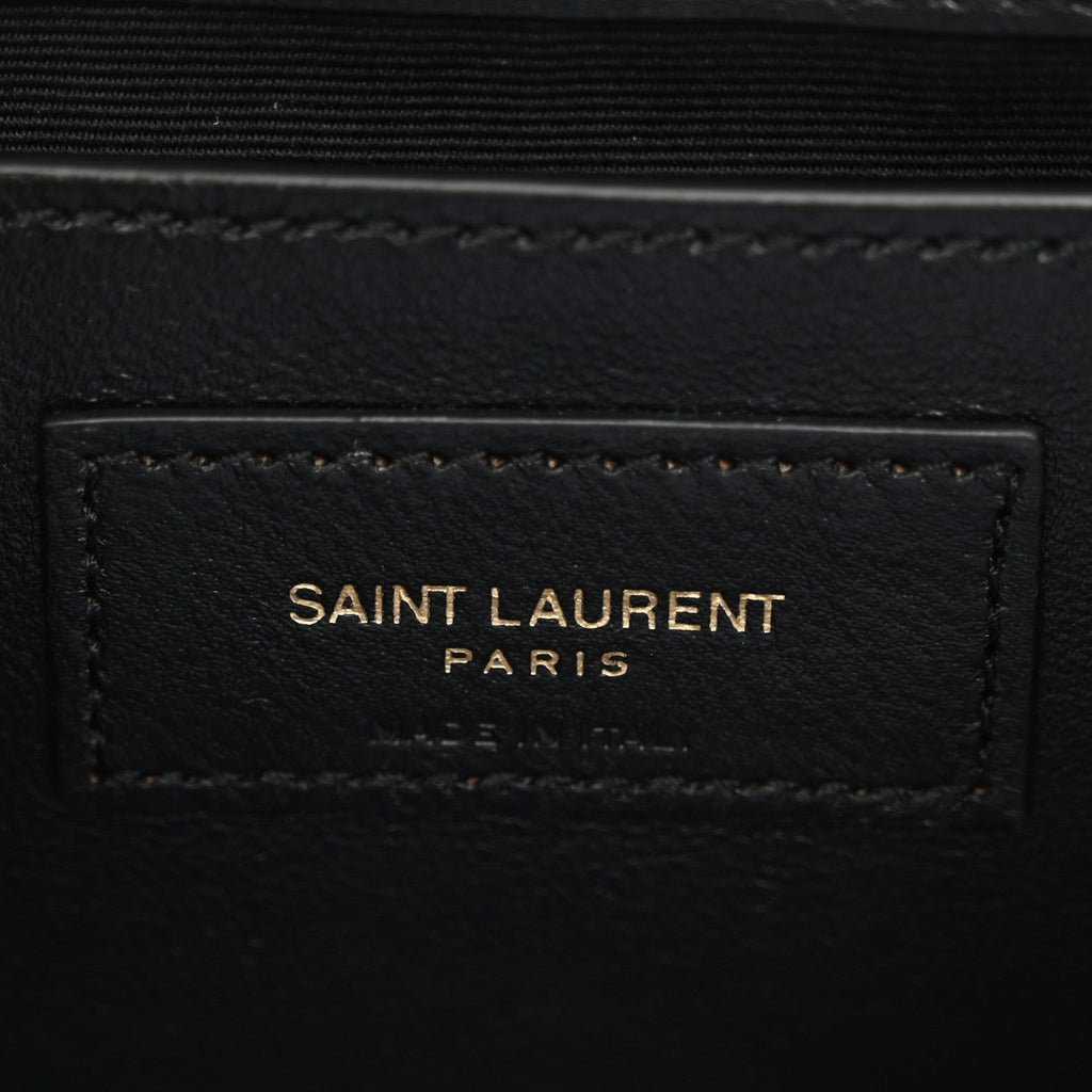 Lambskin Quilted Monogram Mini Nolita Black