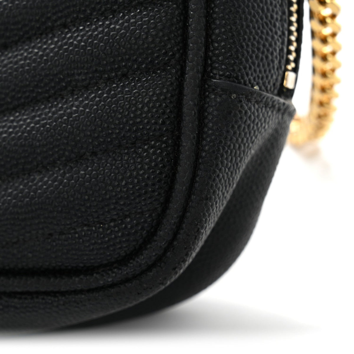 Grain De Poudre Matelasse Monogram Mini Lou Camera Bag Black