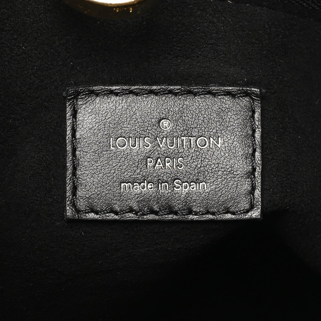 Calfskin Monogram On My Side PM Black
