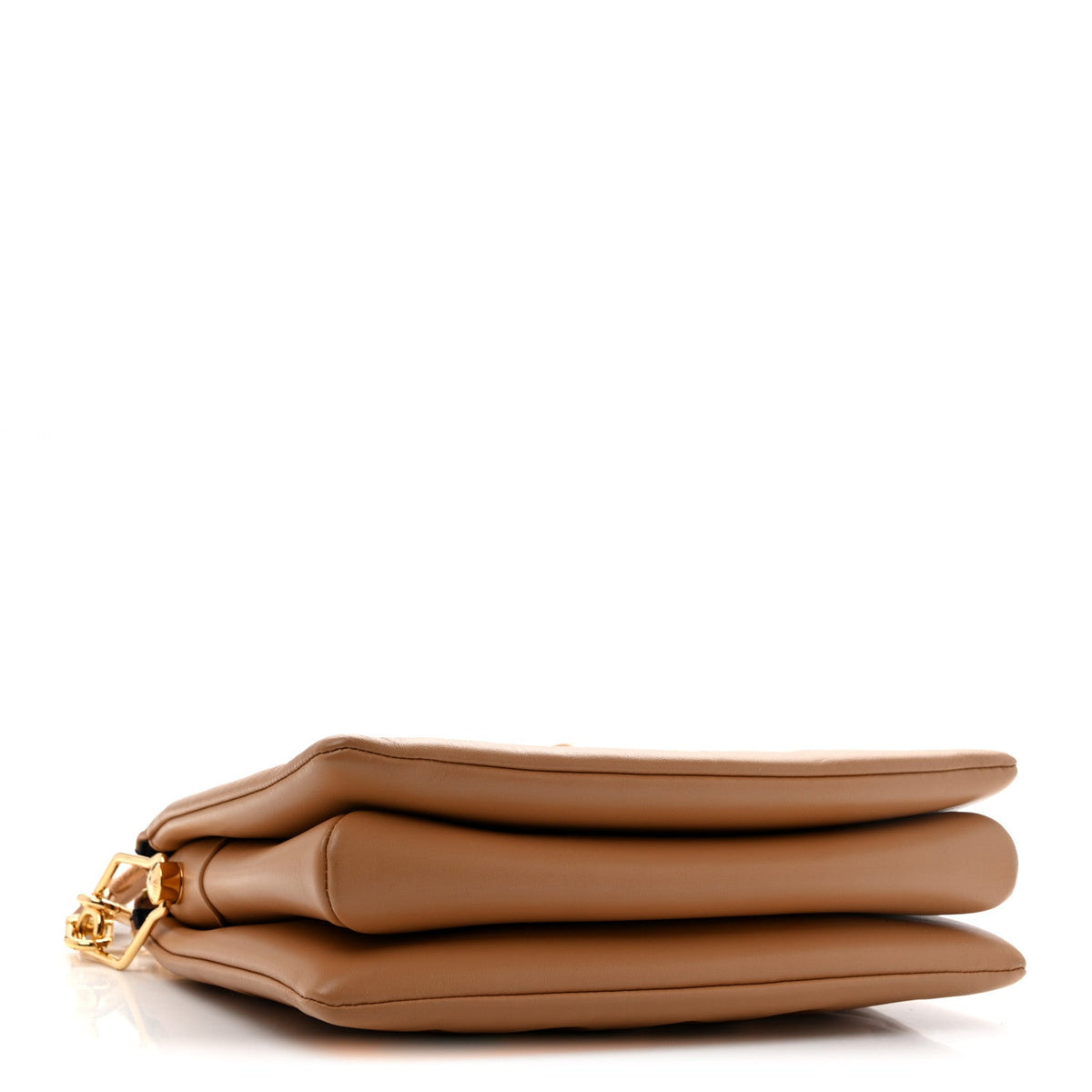 Lambskin Embossed Monogram Coussin PM Camel