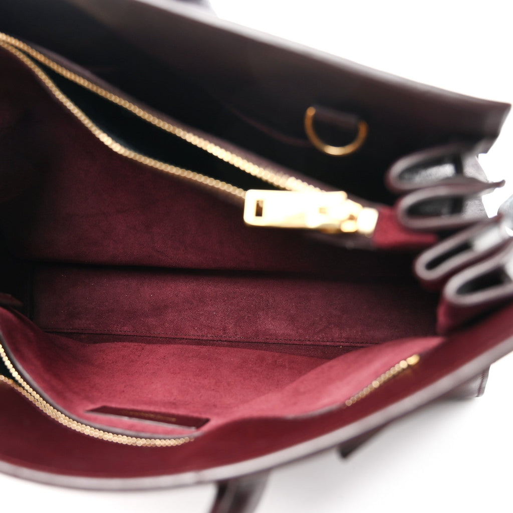 Calfskin Small Sac De Jour Bordeaux