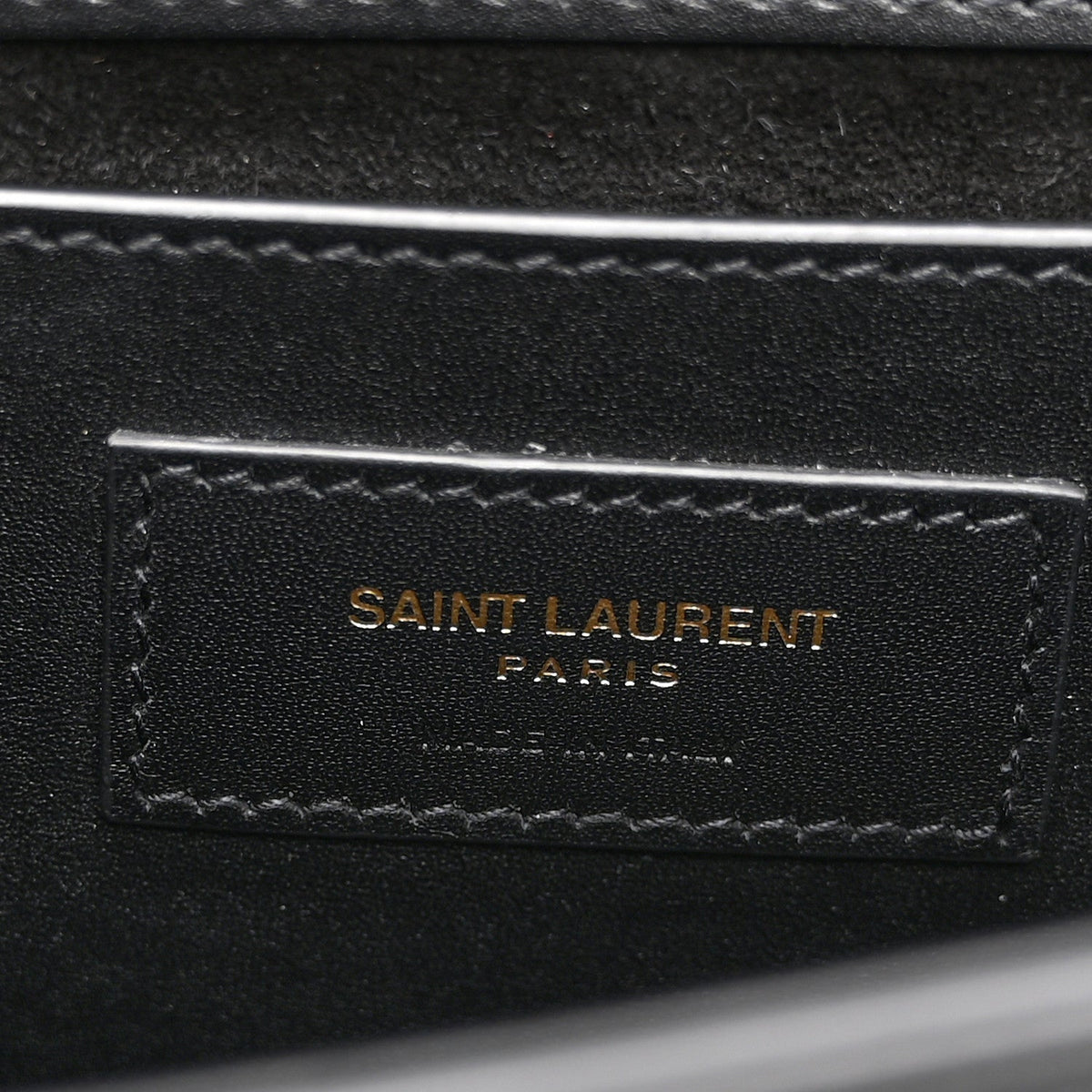 Smooth Calfskin Medium Classic Monogram Kate Tassel Satchel Black