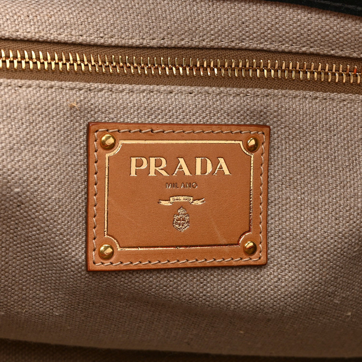 Canapa Striped Tote Arancio