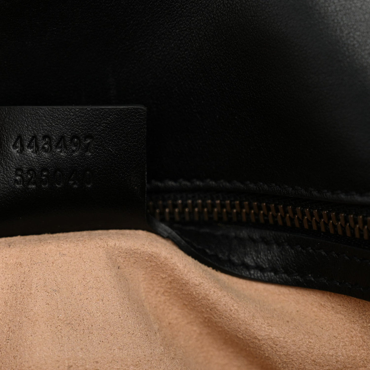 Calfskin Matelasse Small GG Marmont Shoulder Bag Black