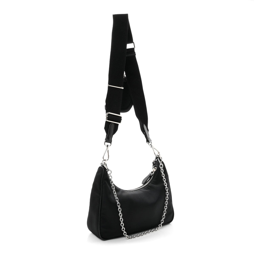 Nylon Re-Edition 2005 Shoulder Bag Black