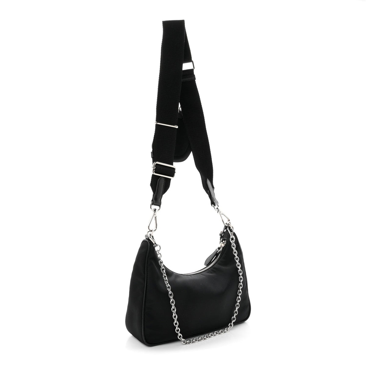 Nylon Re-Edition 2005 Shoulder Bag Black