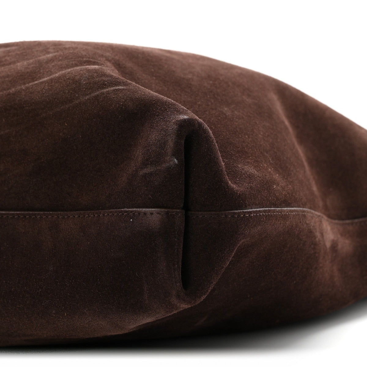 Suede Calfskin Medium Diorly Bag Chocolate