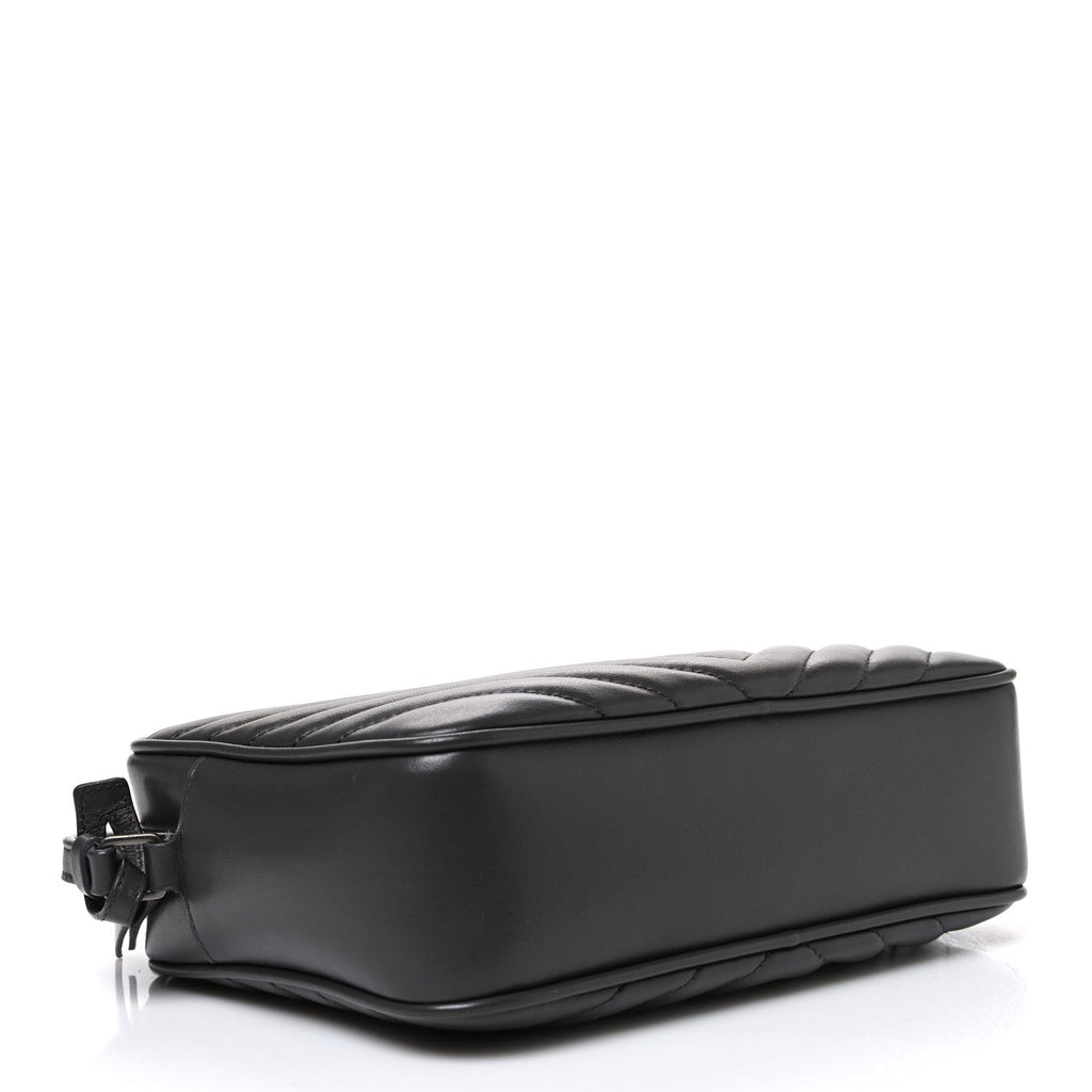 Calfskin Matelasse Monogram Lou Camera Bag Asphalt