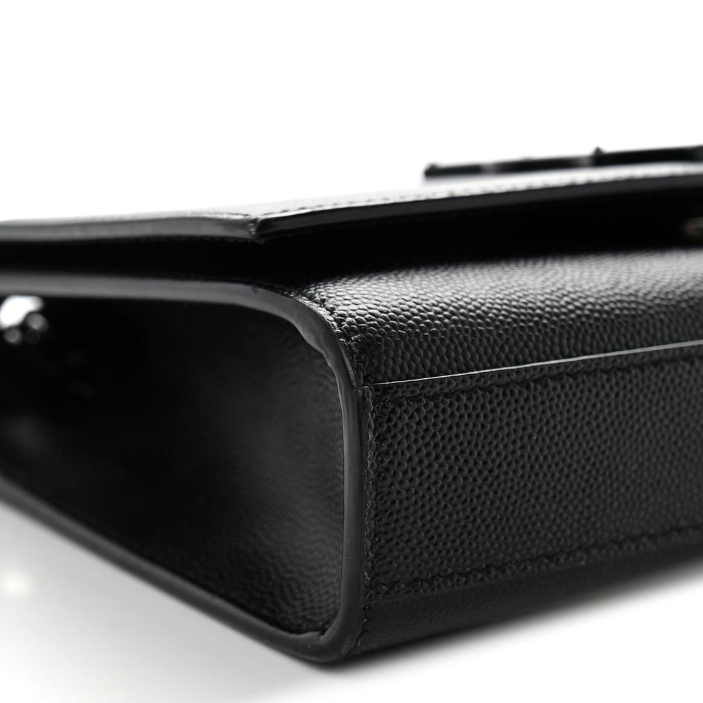 Grain De Poudre Small Monogram Monochrome Kate Satchel Black