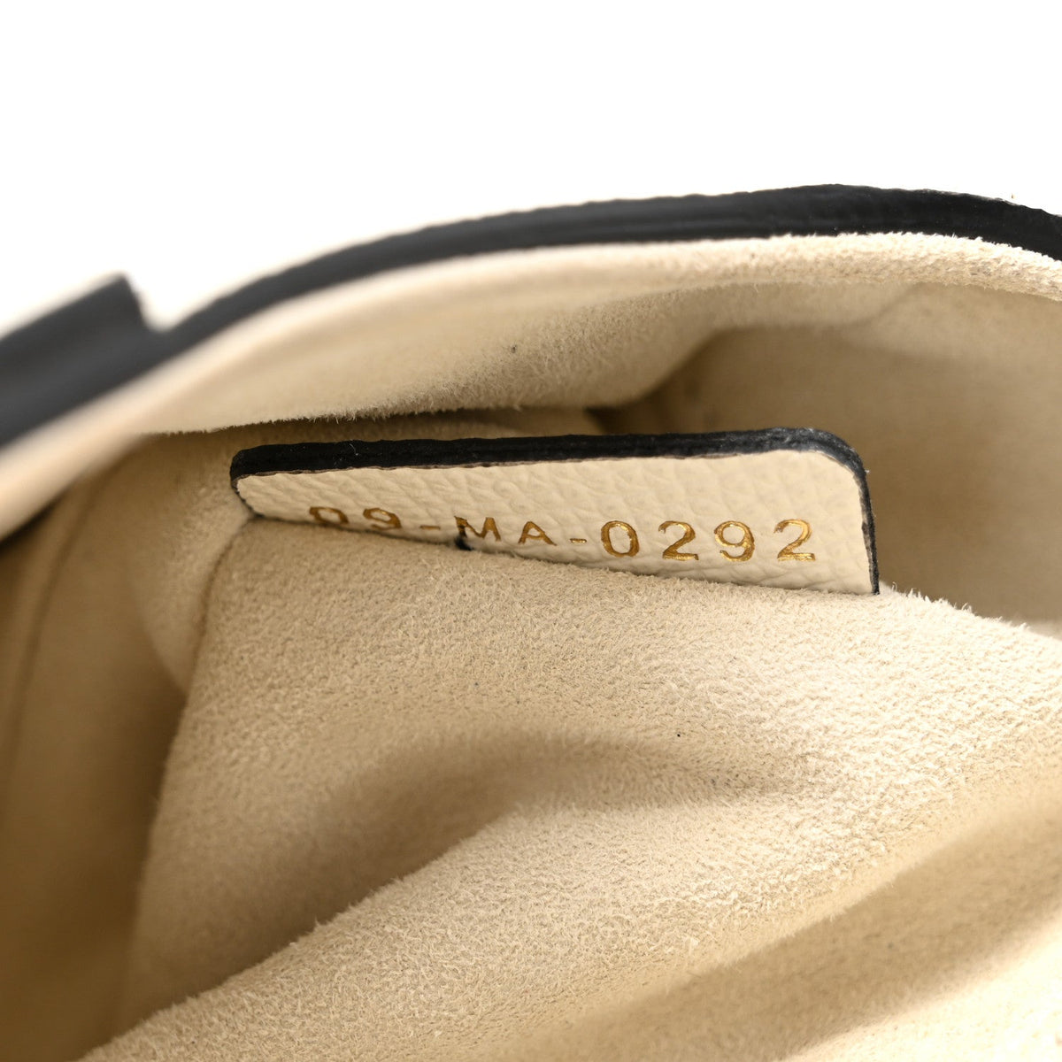Grained Calfskin Mini Saddle Bag With Strap White