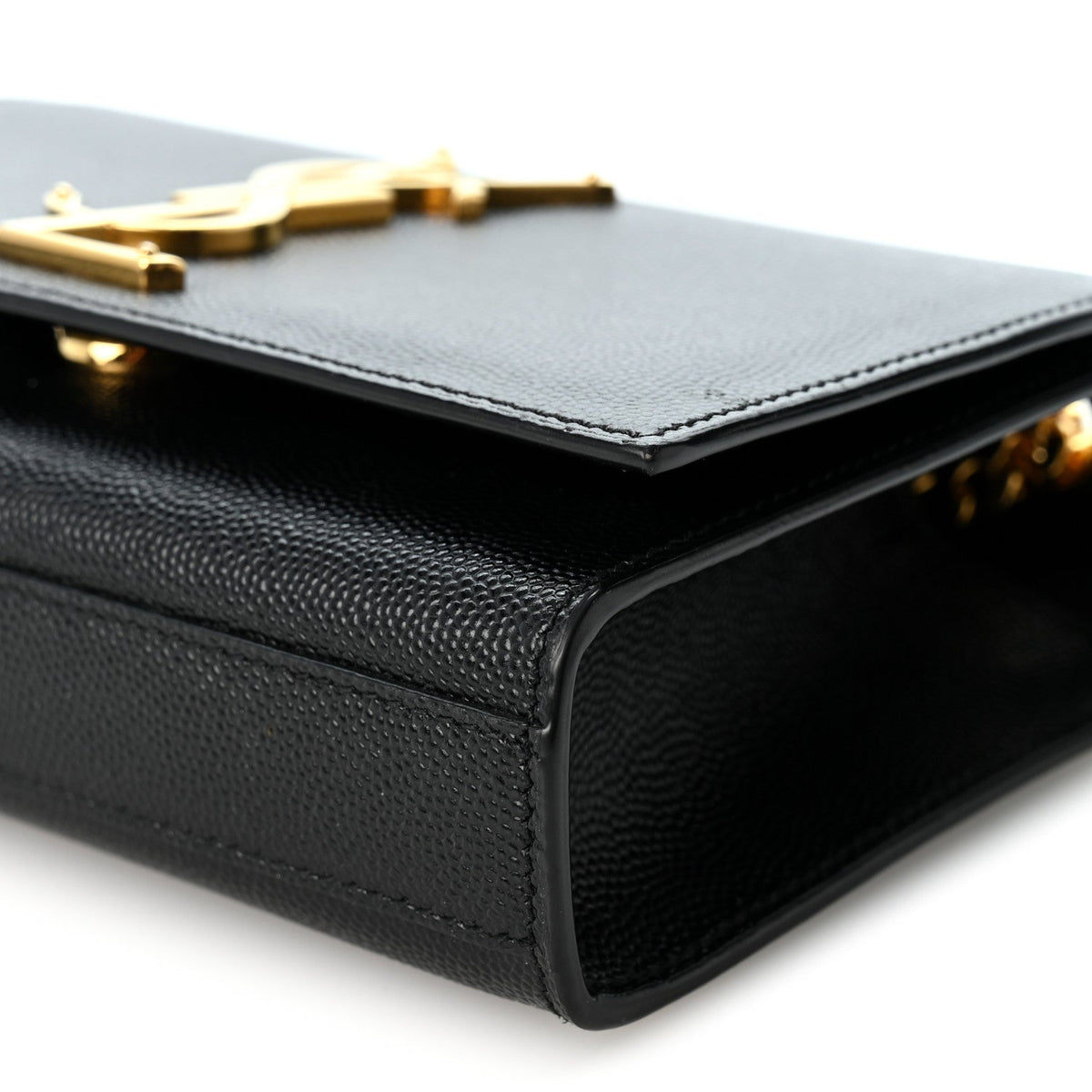 Grain De Poudre Small Monogram Kate Satchel Black